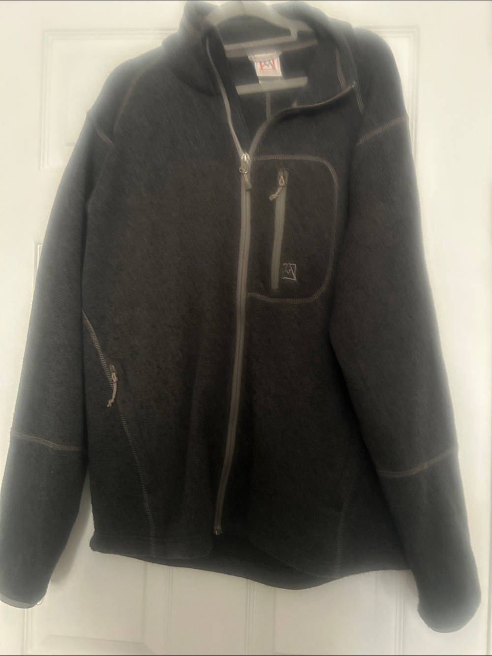 Avalanche Men's Charcoal Gray Full-Zip Hooded Jacket